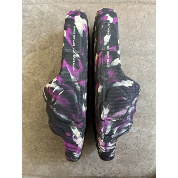 Adidas Purple Splash Slip On Slides Race To Mars Size 10 Men 11 Women’s - Picture 7 of 9